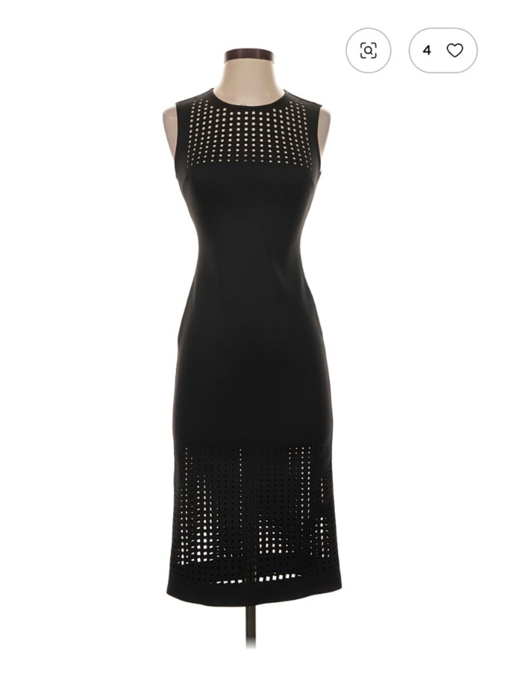 Clover Canyon Black Cocktail Dress Women's Size X-Small